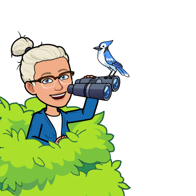 Mrs. Pfeiffer with a Blue Jay